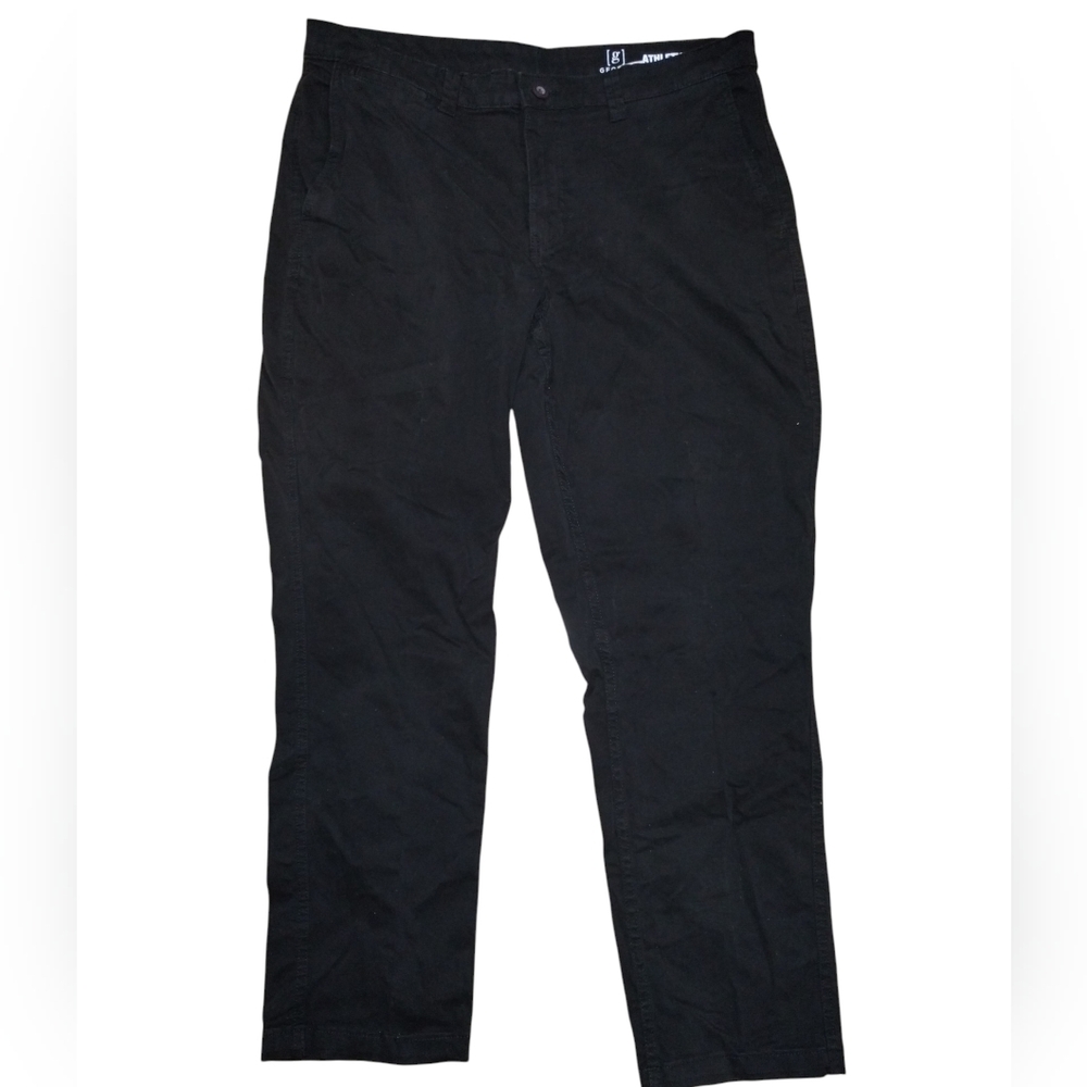 George Pants Athletic Black 36x30 Cotton Elastane.